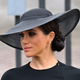 Meghan, Duchess of Sussex during the State Funeral of Queen Elizabeth II at Westminster Abbey on September 19, 2022 in London, England.